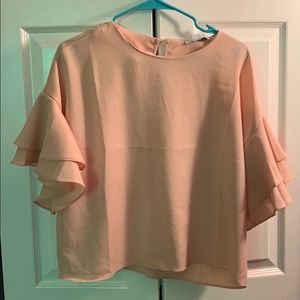Peach blouse